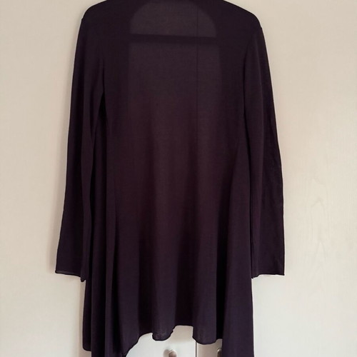 Purple thin cardigan like new, size M