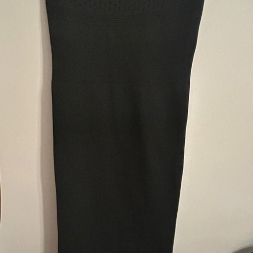 Midi dress like new, black, elastic fabric