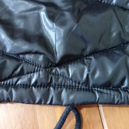 Tchibo Quilted Neck Warmer Unisex Like New, Black, Polyester