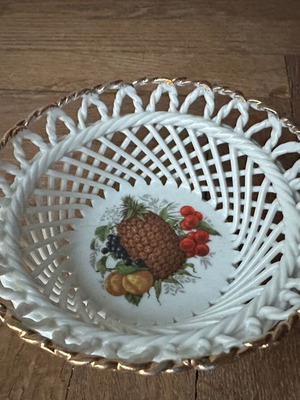 Small porcelain bowl used with minor chip