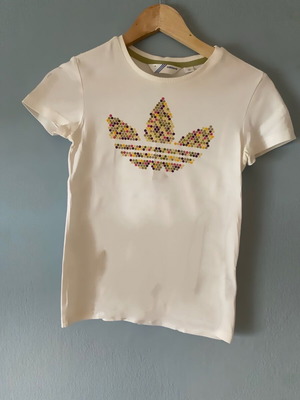 Adidas women's t-shirt No XXS like new, white multicolor