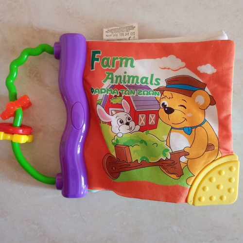 Soft book Farm Animals used, very good condition