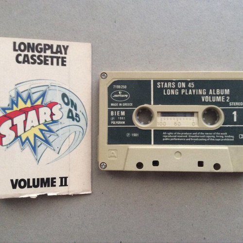 Stars On 45 Longplay Album Volume 2 cassette used, pop