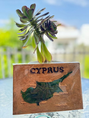 Handmade copperplate decor