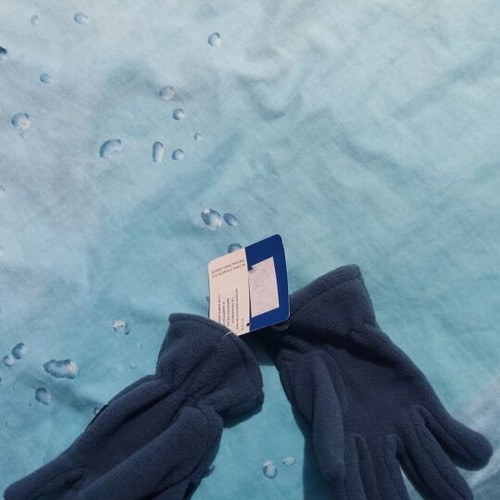 Disney children's gloves No 8-10, fleece, blue, new