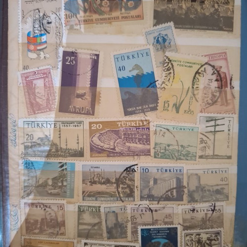 Stamp collection used, part VI