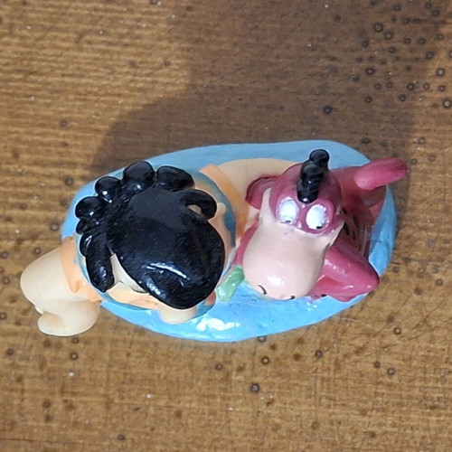 Vintage Flintstones Fred & Dino figures 1993