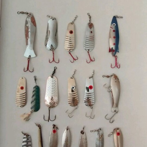Fishing lures used, pack of 20 spoon lures