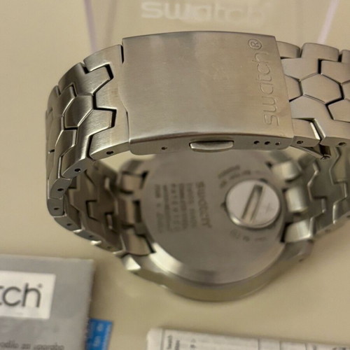 Swatch chronograph watch new with box and papers