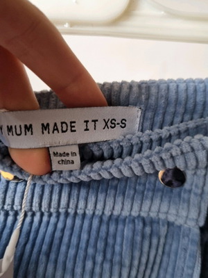 Πλισέ φούστα My mum made it καινούργια, XS/S, μπλε