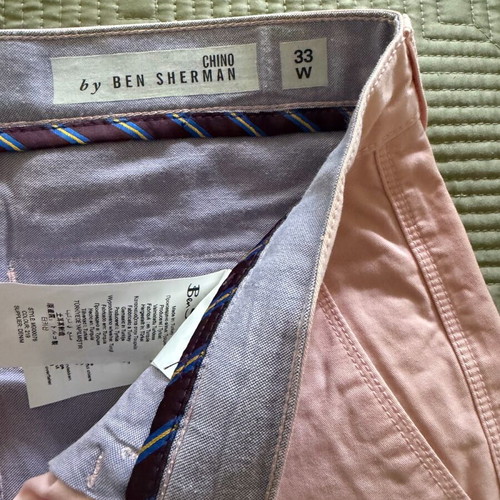 Ben Sherman chino shorts used, pink, size 33