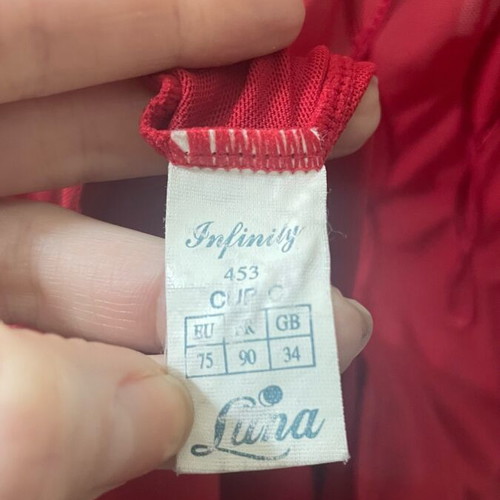 Babydoll Luna used, red 75C