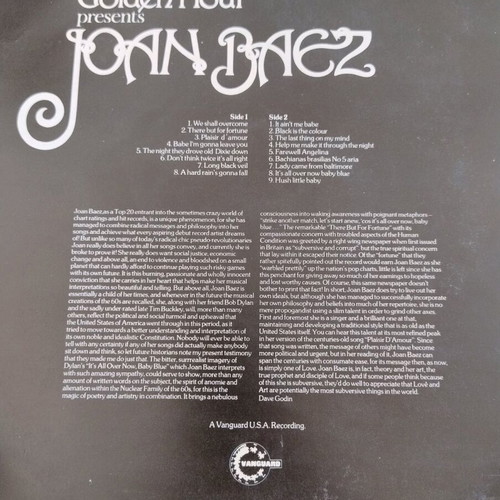 Joan Baez vinyl record used