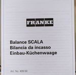 Ζυγαριά εντοιχισμού Franke ανοξείδωτη καινούργια στο κουτί της
