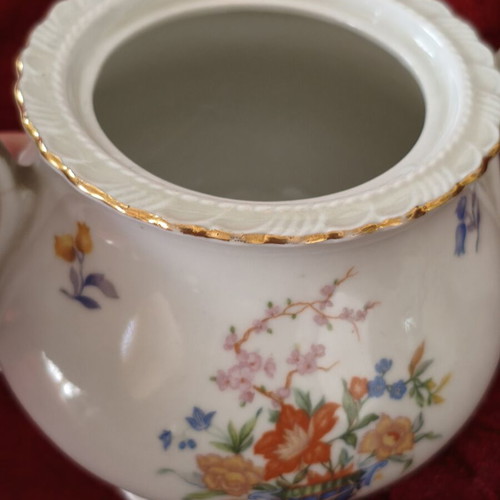 Royal EPIAG vintage porcelain gold-plated sugar bowl