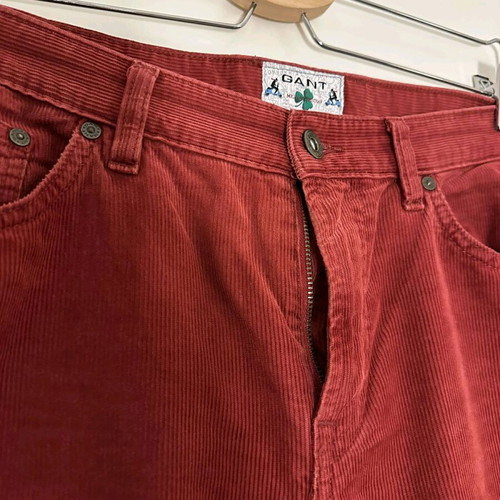 GANT men's corduroy pants like new, burgundy