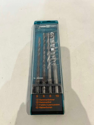 Meister Craft SDS Plus drill bits for concrete used