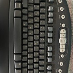 Wired mechanical keyboard PS/2 used (GR)