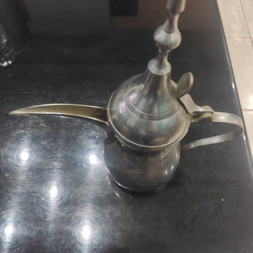 Traditional Arabic Coffee Dallah used, decorative antique