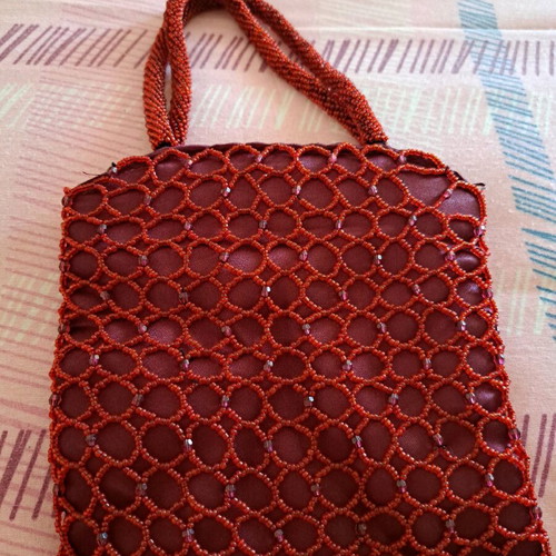 Beaded evening handbag like new
