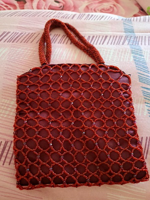 Beaded evening handbag like new