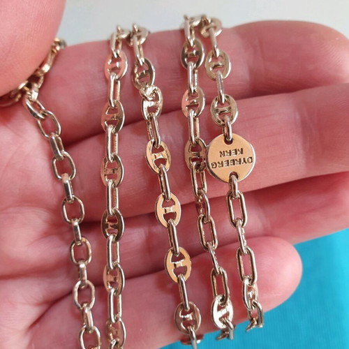 Dyrberg/Kern necklace like new with gift earring and pendant