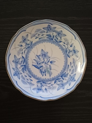 Vintage Japanese Kozan Gama Porcelain Decorative Plate 16 cm like new