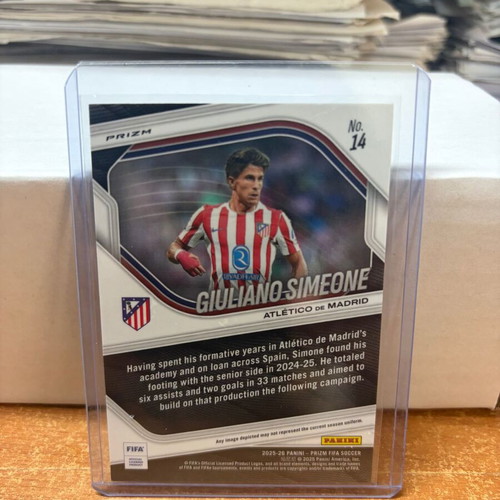 FIFA Prizm 2025-26 Giuliano Simeone and Alex Baena Soccerball Lot 2 new
