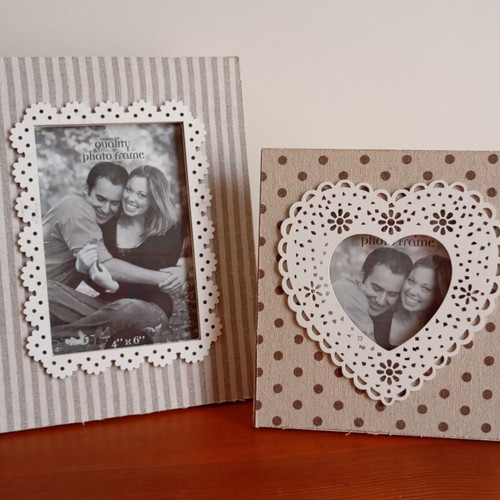 Wooden photo frames set like new