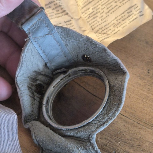 Original WWII German Ultrasin 55% Goggles Set 1942 Merz-Werke Wehrmacht