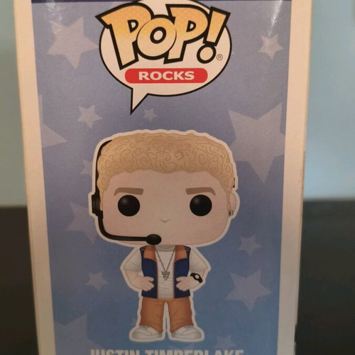Justin Timberlake Funko Pop Rocks vinyl figure like new