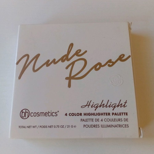 Bh cosmetics Nude Rose Highlight palette 4-color highlighter new