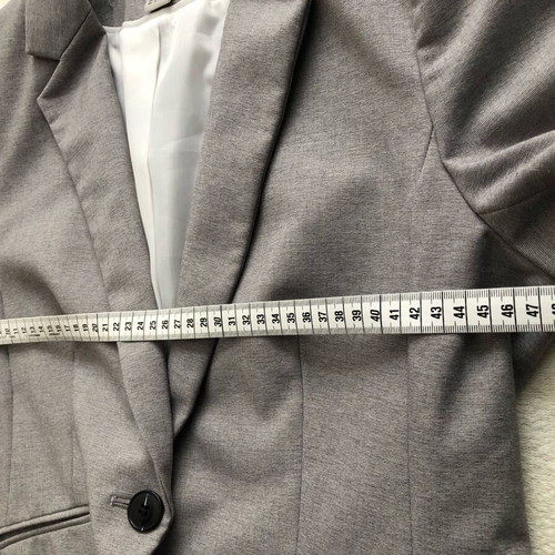 H&M women's blazer gray like new, size L