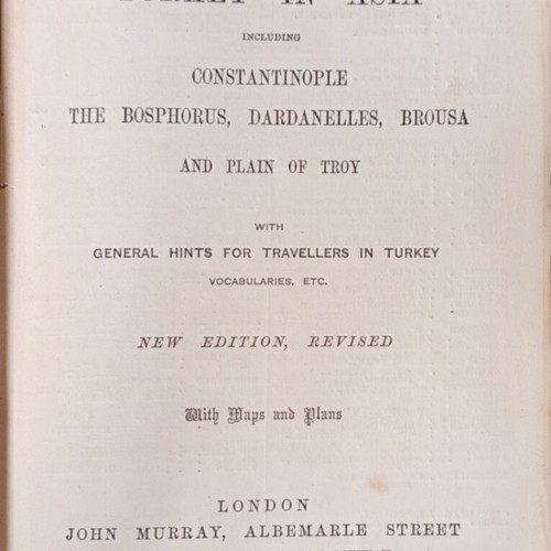 Murray's Hand-Book Turkey in Asia used