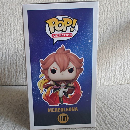 Funko Pop Black Clover Mereleona 1157 GameStop Exclusive Glow in the Dark