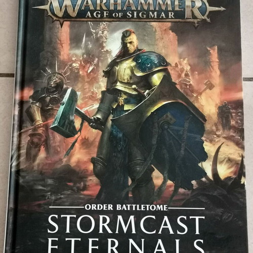 Warhammer Age of Sigmar Order Battletome Stormcast Eternals 2nd Edition like new