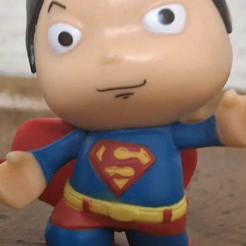 Little Mates Superman PVC figure like new, manga-style