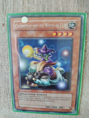 Catoblepas and the Witch of Fate Ultimate Rare Yu-Gi-Oh like new