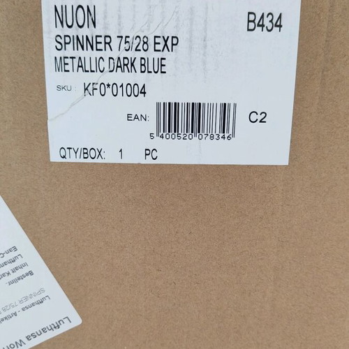 Samsonite Nuon Spinner 75/28 metallic dark blue suitcase new
