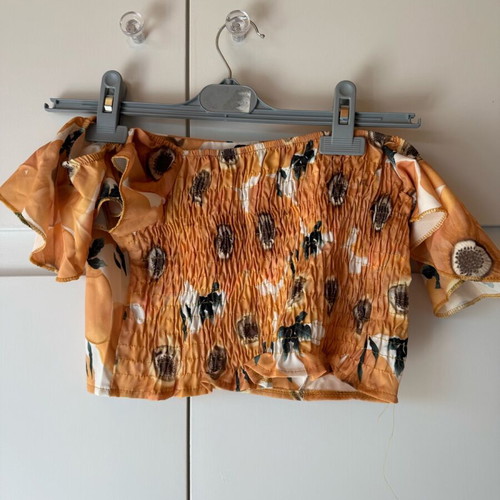 Skirt and top set orange, new