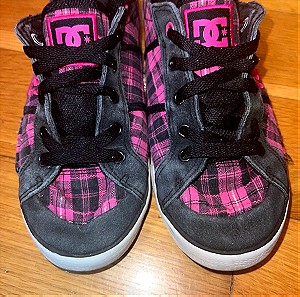 DC Shoes Black and Pink Trainers