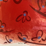 Silk Screen Print 'Ancient Love' 1995 by Giorgos Stathopoulos like new