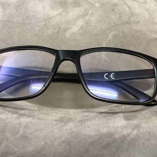 Anti-Blue Light Screen Protection Glasses black frame used, unisex