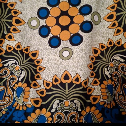 Summer caftan like new, multicolored