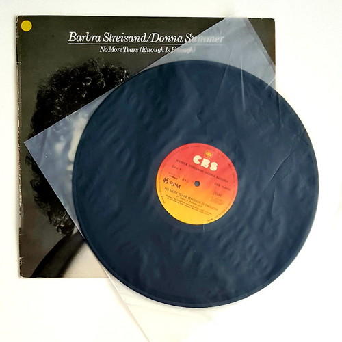 Maxi single vinyl record No More Tears (Enough Is Enough) Barbra Streisand/Donna Summer like new