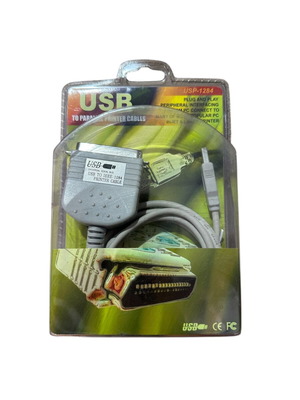 USB to Parallel Printer Cable IEEE 1284 New Sealed