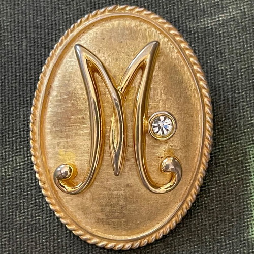 French large brooch like new vintage custom jewellery