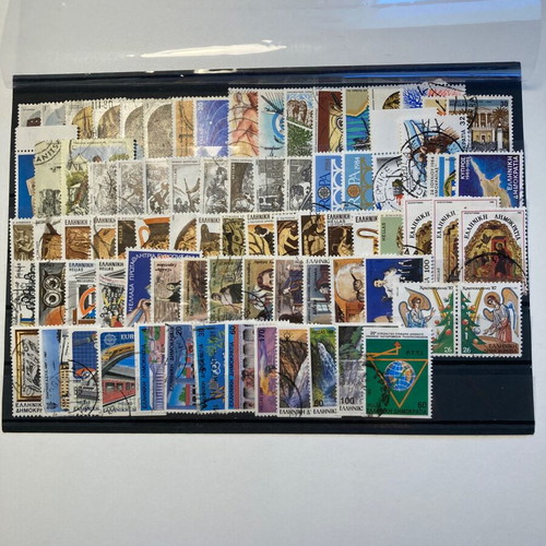 Greek stamp series complete sealed used set of 22