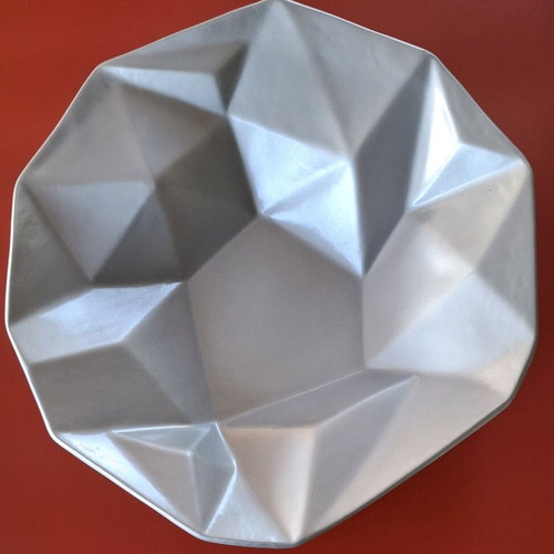 BoConcept decorative bowl like new, light grey geometric design