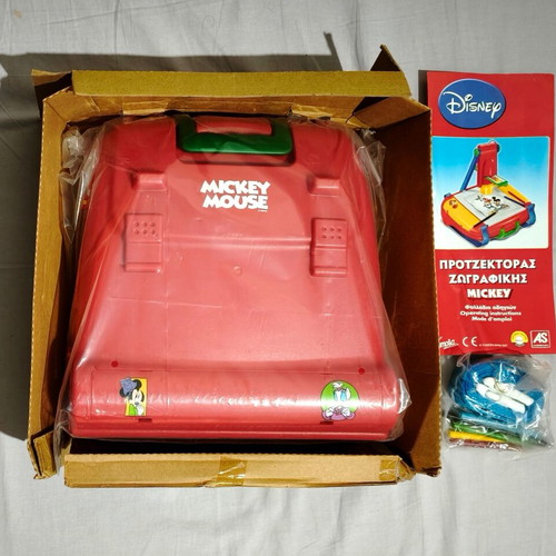 Disney Mickey Mouse drawing projector by AS Company / Famosa, sealed